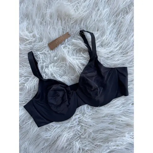 SKIMS Smoothing Intimates Unlined Full Coverage Bra Onyx Size 42C