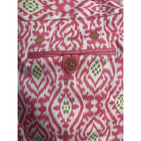 Peter Millar  Pink & Green Cotton/Spandex Skort Size 6