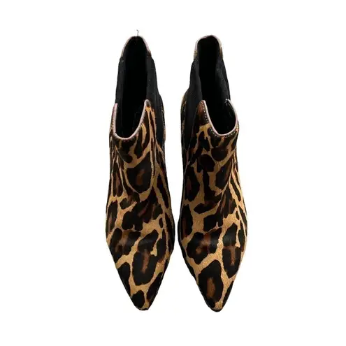 Sole Society - Cadyna Leopard Print Point Toe Pull On Booties Sz 6.5