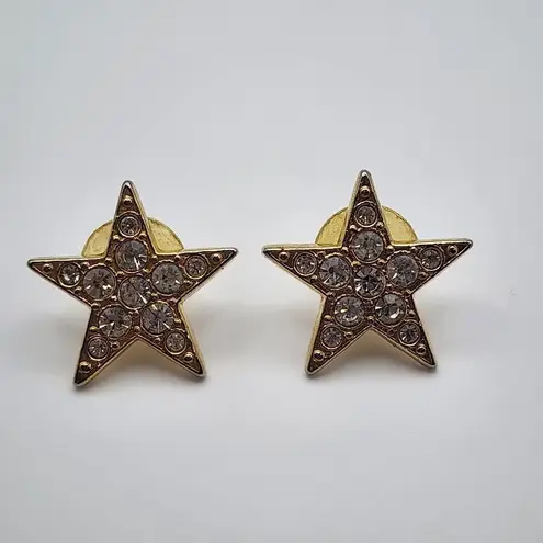 Park Lane Gold Tone & CZ Star Earrings