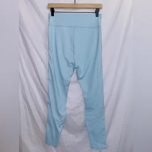 Kittenish Blue High Waisted Athletic Ankle Length Leggings size large