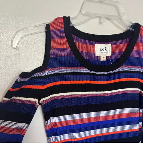 ECI Vibrant Striped Knit Top