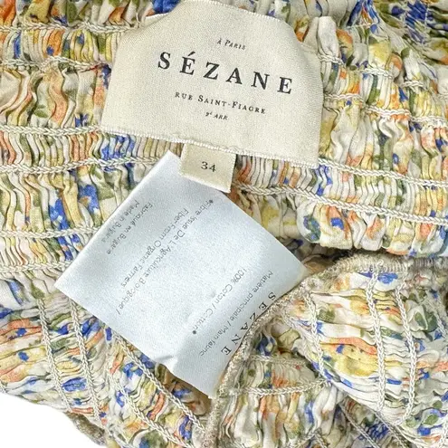 Sézane Mirtha Top, Spring Garden, FR34/US2