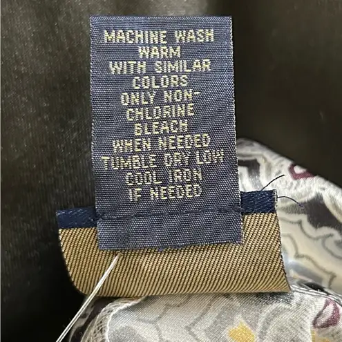 Laura Scott Gray Boxy Blouse with Elegant Pattern-Vintage Sears w/tags-gorgeous