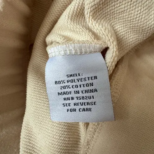 Lazy sundays size XL Wide Leg Cargo Sweatpants - Cream