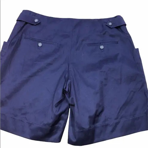 TSE size 6 navy blue cotton shorts
