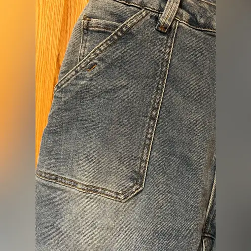 Great Smoky Los Angeles Flared Wide Leg Cropped Blue Denim Jeans Size 5