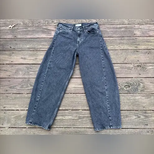 Abercrombie & Fitch  Women’s Mid Rise Barrel Jean, Streetwear Casual |Size:30/10L