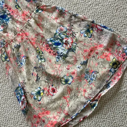 KLD Signature Fit & Flare Dress Floral Pattern Elastic Waist Size Medium VEUC - Image 9