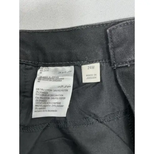 Womans Style & Co Black Jeans 24 W Curvy Skinny Leg Size 24W