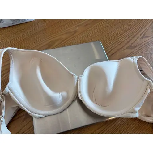 Cacique Lane Bryant Lightly Lined Cotton Bra Underwire Beige Size 42C