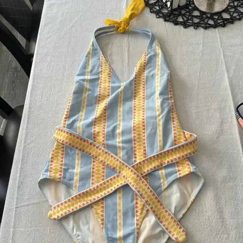 Lemlem jemari tight waist One Piece Swimsuit, Medium, $250