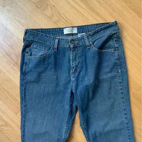 Vintage Y2K Levi Strauss Signature Stretch Low Rise Boot Cut Jeans Medium Blue Size undefined