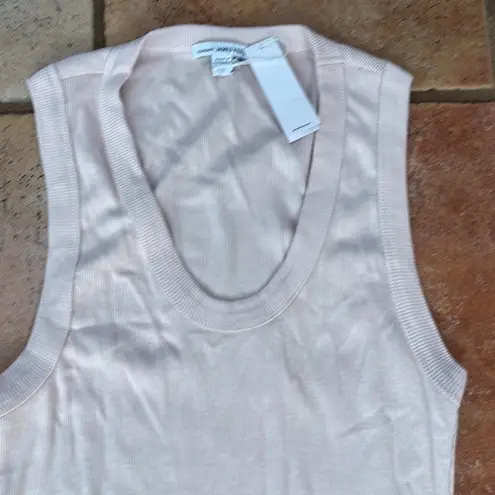 James Perse ribbed bodycon tank midi dress