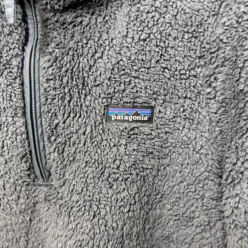 Patagonia  Los Gatos High Pile Sherpa Fleece 1/4 Zip Jacket Gray Size XL