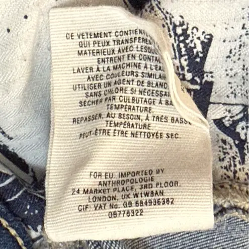 Pilcro and the Letterpress Anthropologie Ultra High Rise Skinny Jeans size 27