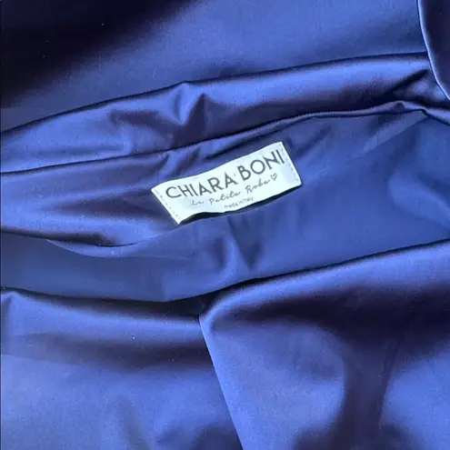 Chiara Boni NEW La Petite Robe Koppany Ruched Off the Shoulder Gown Sz 42 US 6