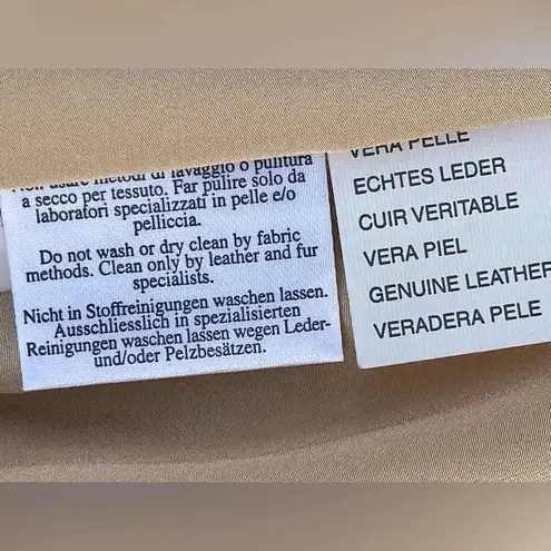 Max Mara leather jacket ruffle collar size 4