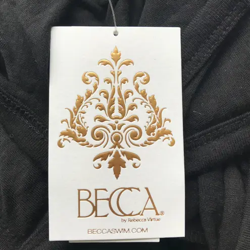 BECCA by Rebecca virtue BECCA Beach Date Jumpsuit Cover-Up in Black Size L NWT