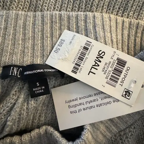 INC International Concepts Small Joggers Pants Sequins Pockets Stretch Gray New