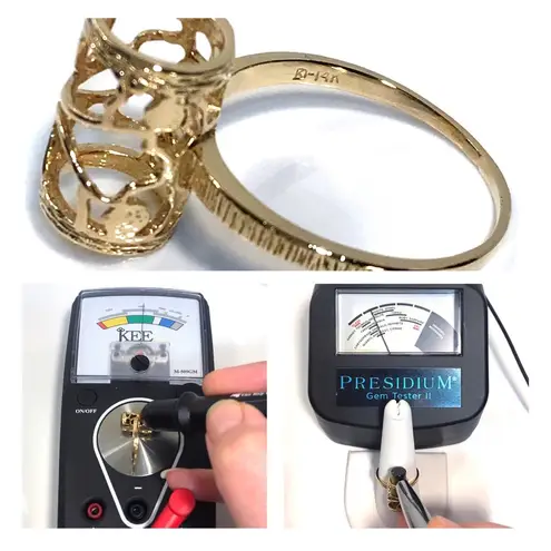 14KT 10.15 CARAT GENUINE TIGERS EYE SOLID GOLD VINTAGE RING W/ REMOVABLE GEM