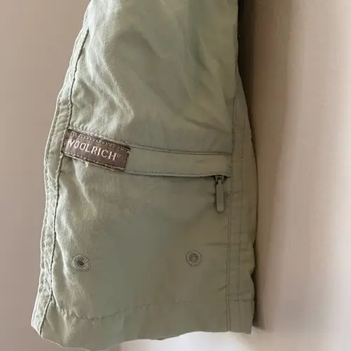 Woolrich Women's 14 Meadow Green Nylon Hiking Shorts Outdoor Walking Lightweight