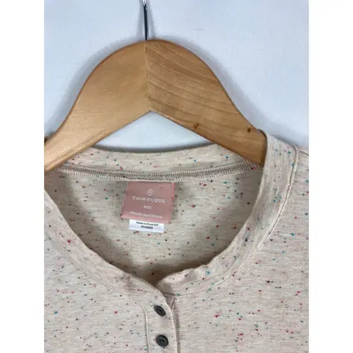 Thirdlove  Henley Confetti Speckled Top Size Medium