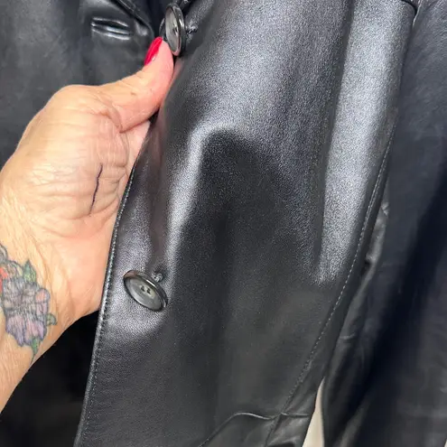 ColeBrook Elegant Women's Black Leather Jacket Super Soft Size undefined