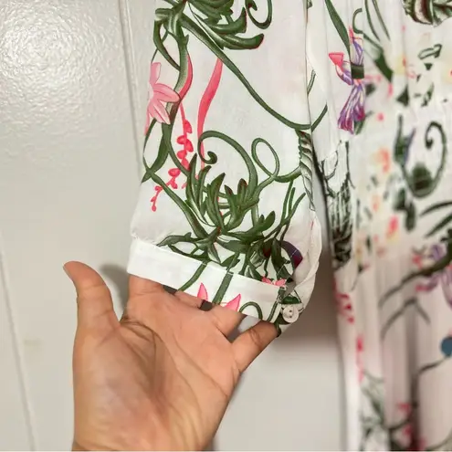 Showpo Lone Traveller Maxi Dress Floral Size 8 White