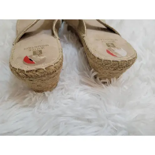 White Mountain  Espadrille Sandals Size 10