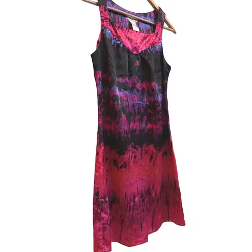 Baby Phat Dress Tie Dye Sleeveless Party Cocktail Dress S Y2K Logo