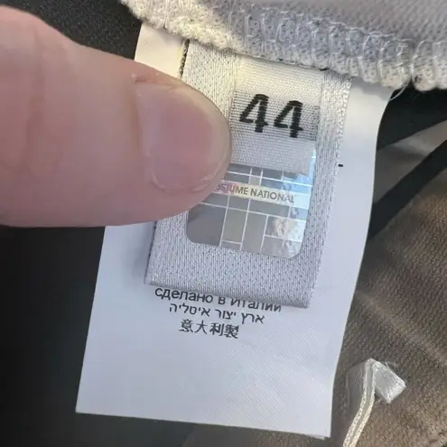 Costume National Jersey Colorblock Pant Size 44 IT / 8 US Black