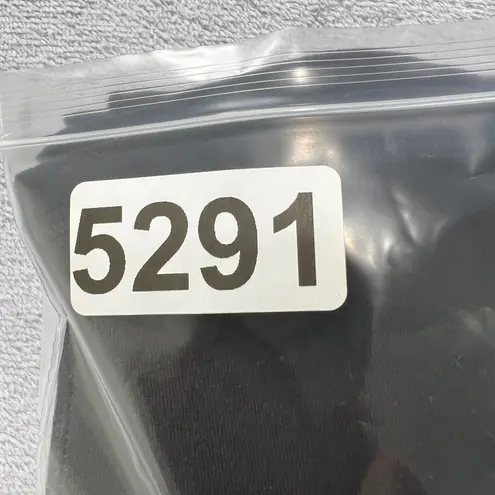 Qinsen Jumpsuit Sleeveless Flare Leg Black Nylon Spandex One Piece Romper Size 26