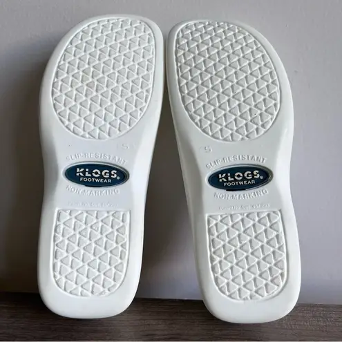 Klogs Boca White Kitchen Women's Clog Size 5 #944