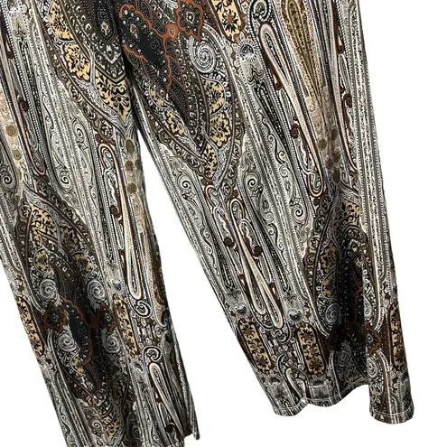 ETC. Jumpsuit Flared Leg Sleeves V