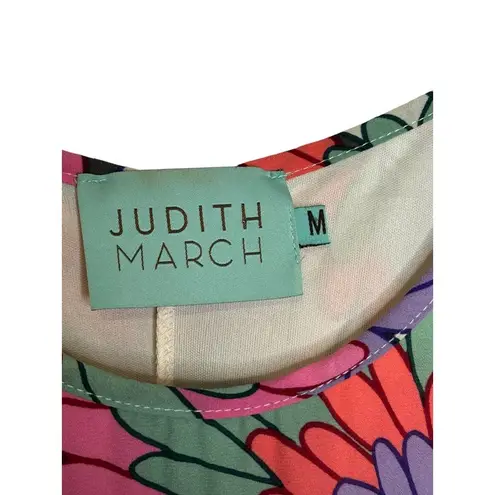 Judith March Women's Dress Floral Lined Swing Mini Slip 60's Retro Style Medium