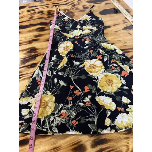 Sleeveless V Neck Long Midi Dress With Side Slits Size Measured Floral Athletic