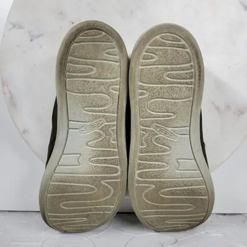 Keen Lorelai Shoes Womens 9.5 Khaki Brown Leather Slip On Flats Luftcell