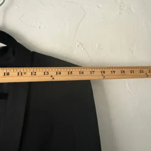 Episode Vintage Silk Blazer Black Size 4 Tuxedo Collar Minimalist Classic