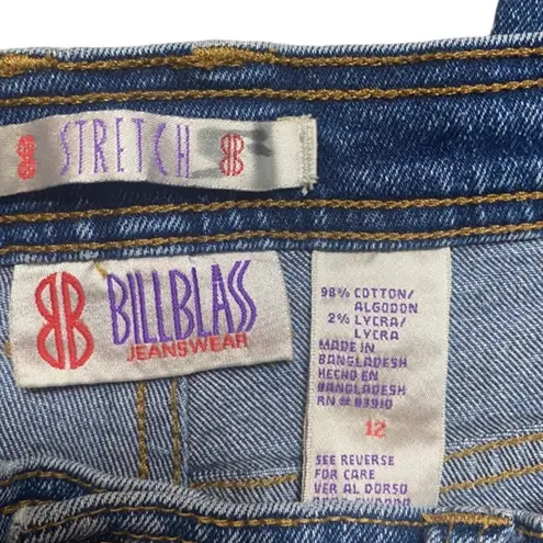 Bill Blass SZ 12 High-Rise Straight Leg Jeans