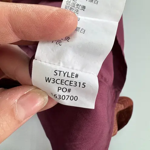 prAna Dress Women Small Orange Red Pomegranate Cece Medallion Print Mini