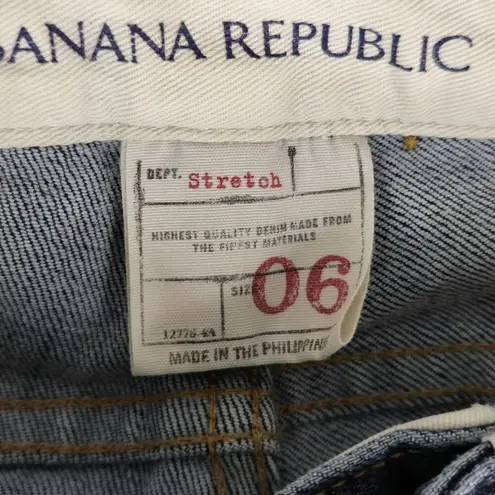 Banana Republic  Jeans Womens 6 Contoured Bootcut Flared Stretch Mid Rise