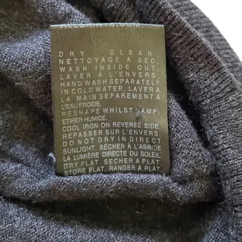 ALLSAINTS Roulo Jumper Sweater Dress - Gray Asymmetrical Cold Shoulder Tunic