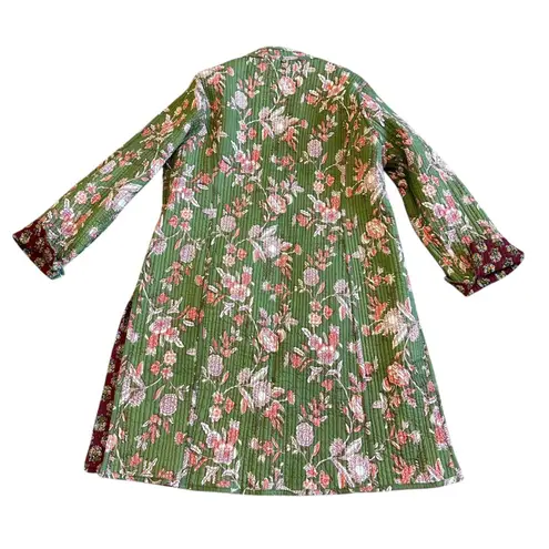 Winter Cotton Bohemian Reversible Quilted Jacket Long