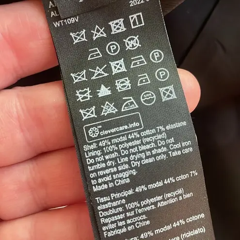 ALLSAINTS Aleida Jersey Blazer Black