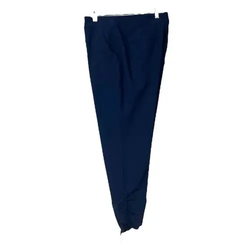 DB Sunday Dressbarn New Jogger Lounge Pants Tie Ankle Navy Blue Women’s Size 14