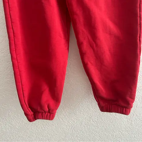 Pangaia 365 Midweight Cotton Goji Red Jogger Track Pants Size XS