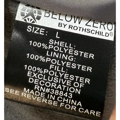 BELOW ZERO Thinsulate LAYERED Removable Lining Winter Woman’s Jacket HOODED Lg Blue