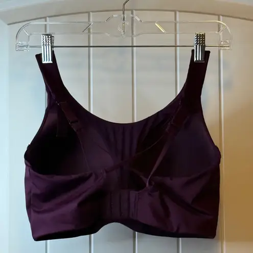 Calia Sports Bra Plum Purple Racerback Support Workout Fitness Activewear Large