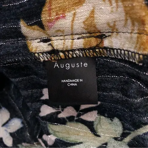 AUGUSTE The Label Delilah Boho Blouse Black Size 4